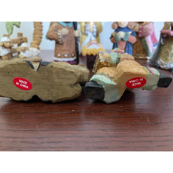 10 Piece Children, Youth Christmas Nativity Set, 5” Figures - Picture 8 of 8